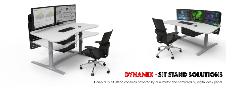 Heavy Duty Sit-Stand Consoles
